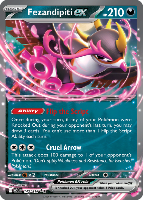 Fezandipiti ex - Ascended Heroes - 142/217 - Holofoil