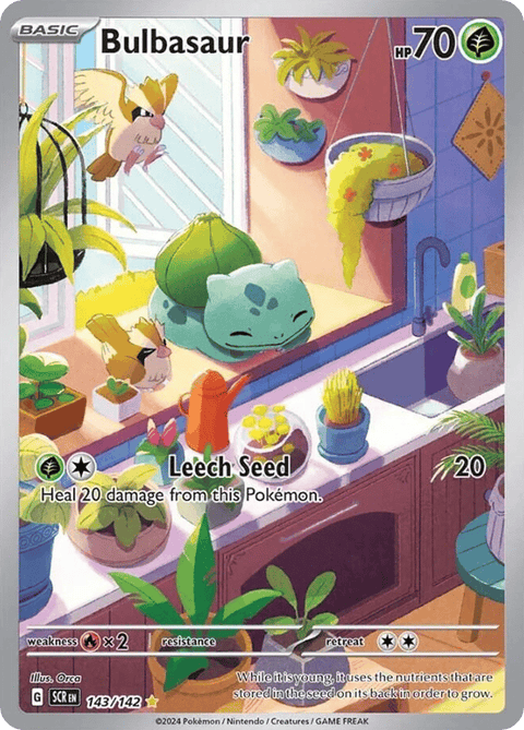 Bulbasaur - Stellar Crown - 143/142 - Holofoil