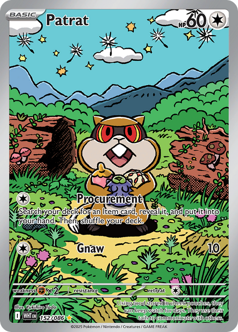 Patrat - White Flare - 152/086 - Holofoil