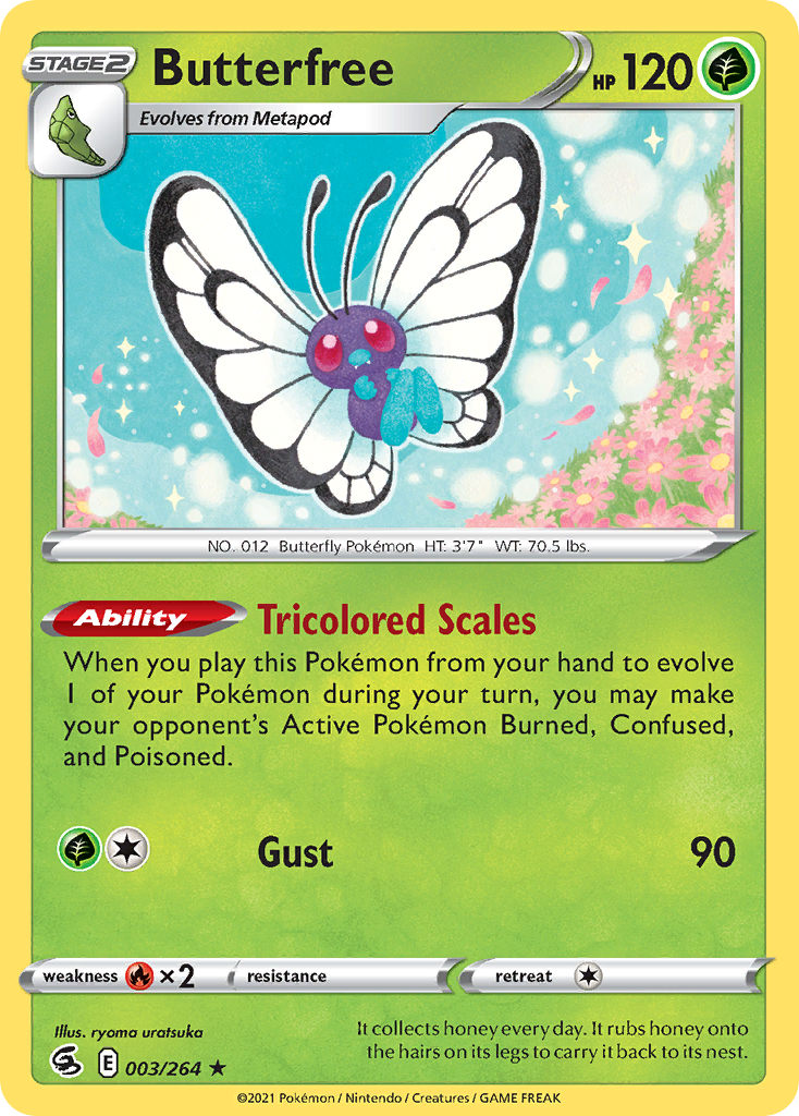 Butterfree - Fusion Strike - 003/264 - Holofoil