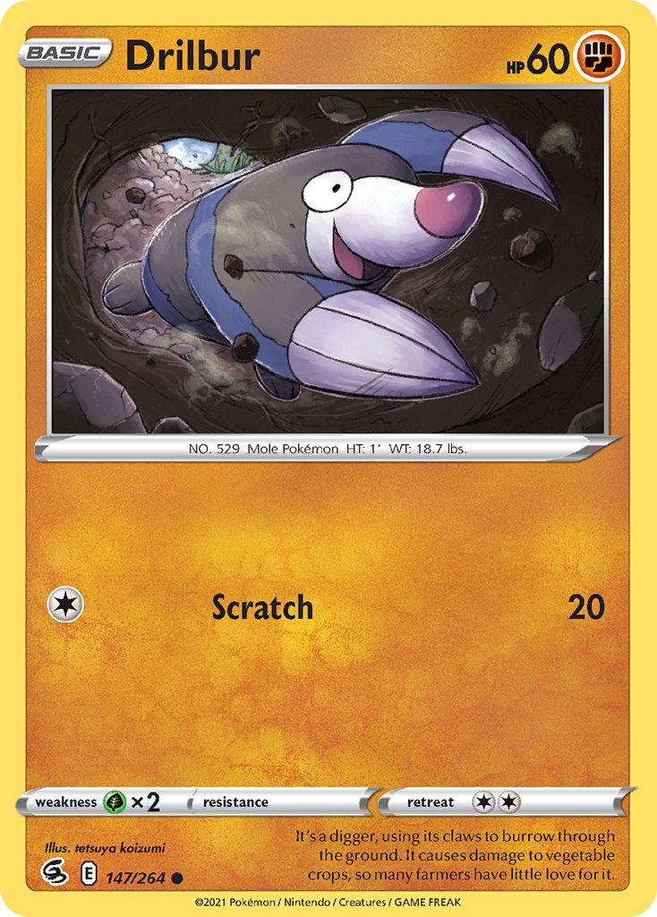 Drilbur - Fusion Strike - 147/264