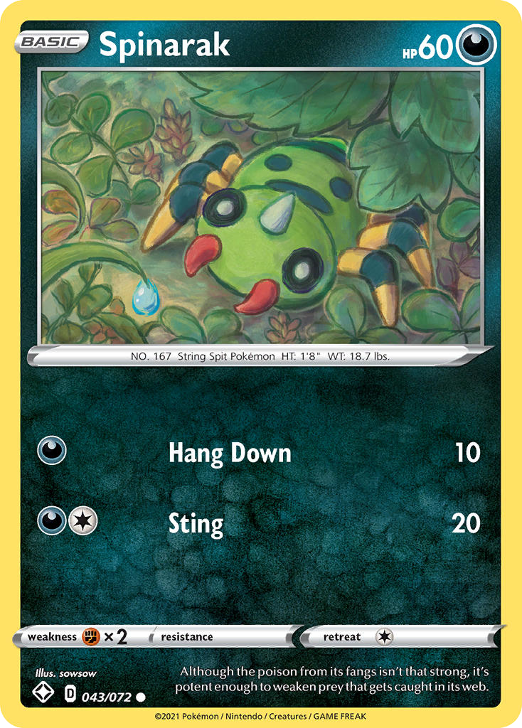 Spinarak - Shining Fates - 043/072