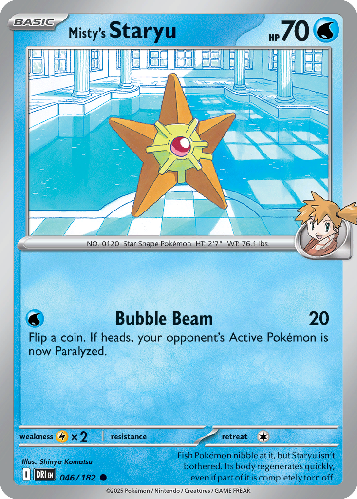 Misty's Staryu - Destined Rivals - 046/182