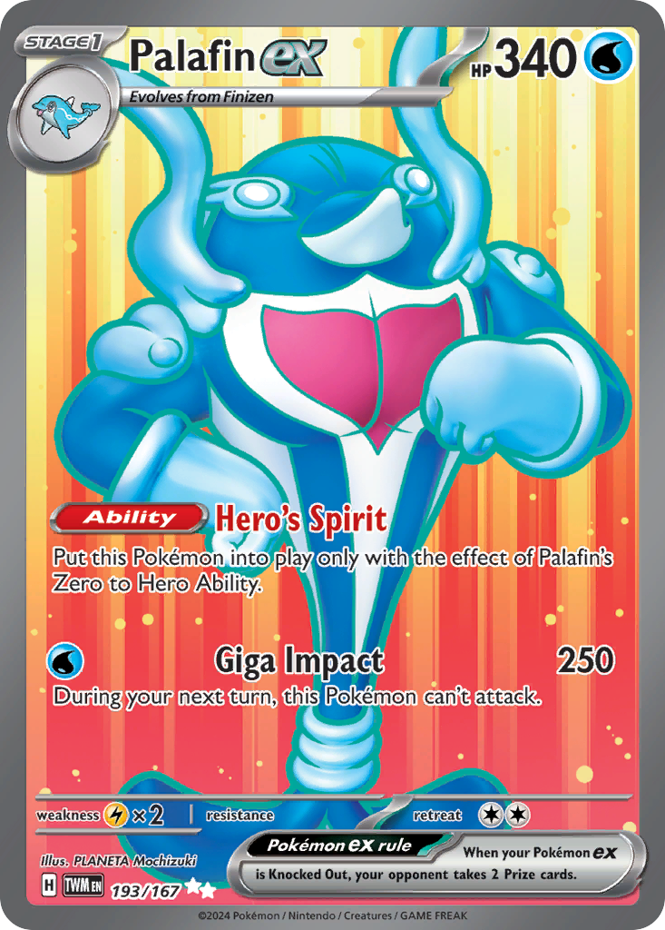 Palafin ex - Twilight Masquerade - 193/167 - Holofoil