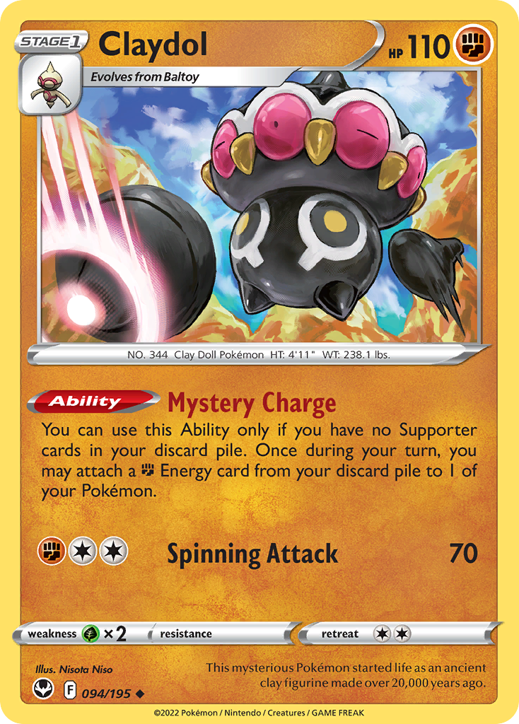 Claydol - Silver Tempest - 094/195