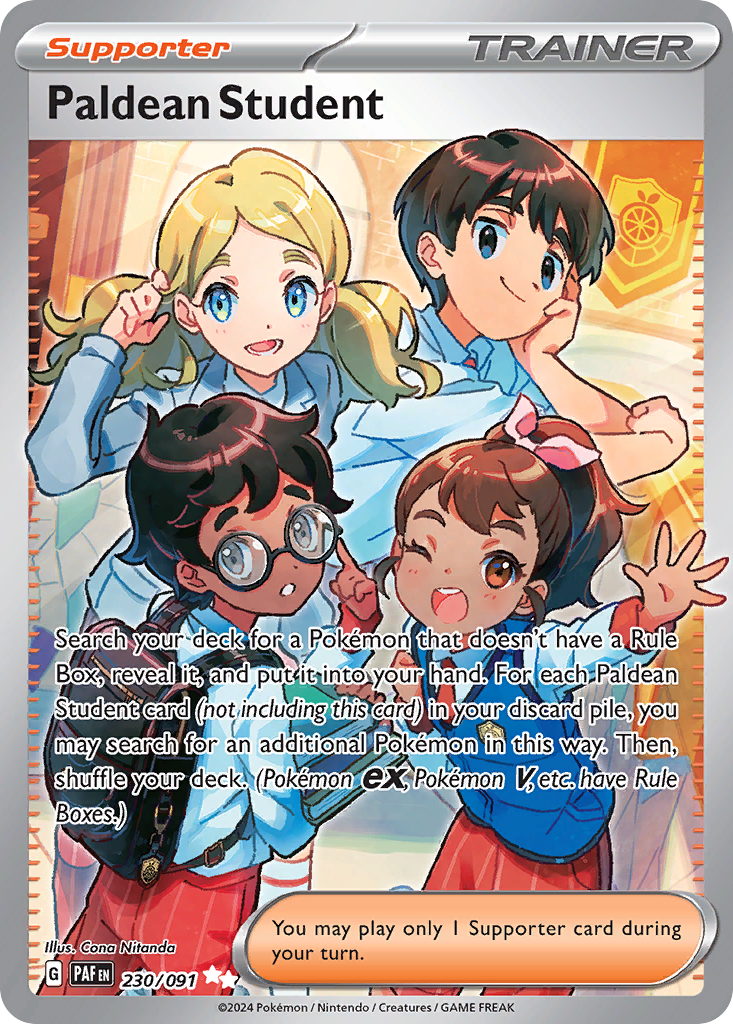 Paldean Student - Paldean Fates - 230/091 - Holofoil