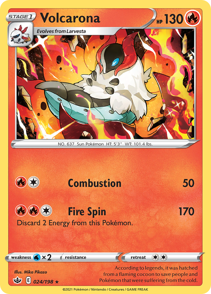 Volcarona - Chilling Reign - 024/198