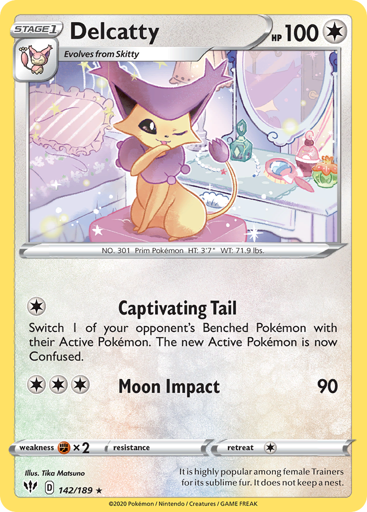 Delcatty - Darkness Ablaze - 142/189