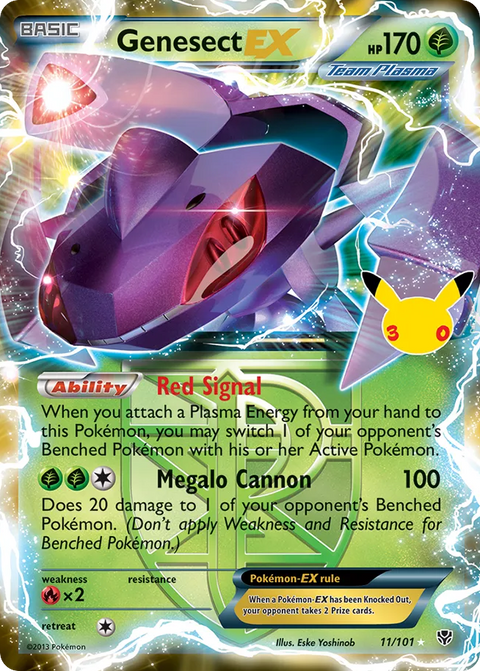 Genesect-EX - 30th Celebration: Classic Collection - 11/101 - Holofoil