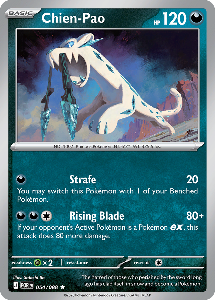 Chien-Pao - Perfect Order - 054/088 - Reverse Holofoil