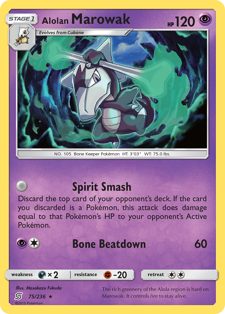 Alolan Marowak - Unified Minds - 75/236