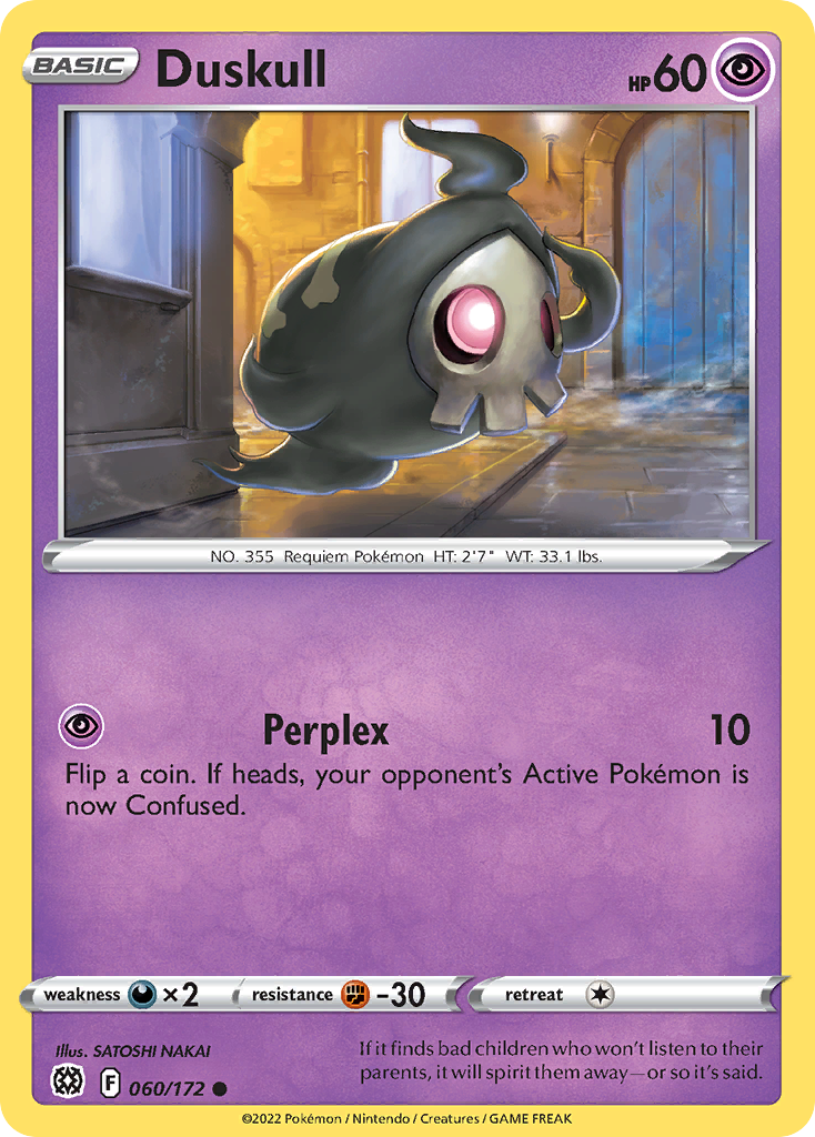 Duskull - Brilliant Stars - 060/172 - Reverse Holofoil