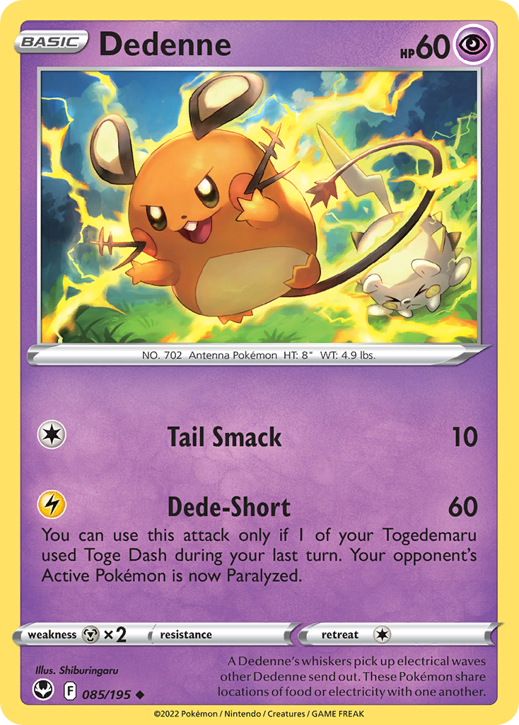Dedenne - Silver Tempest - 085/195