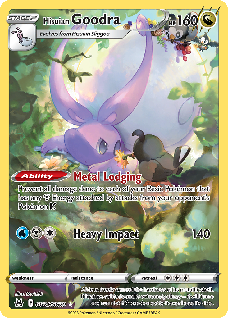 Hisuian Goodra - Crown Zenith Galarian Gallery - GG21/GG70 - Holofoil