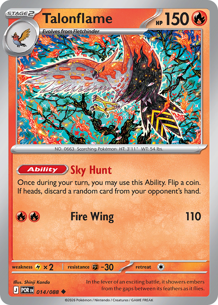 Talonflame - Perfect Order - 014/088