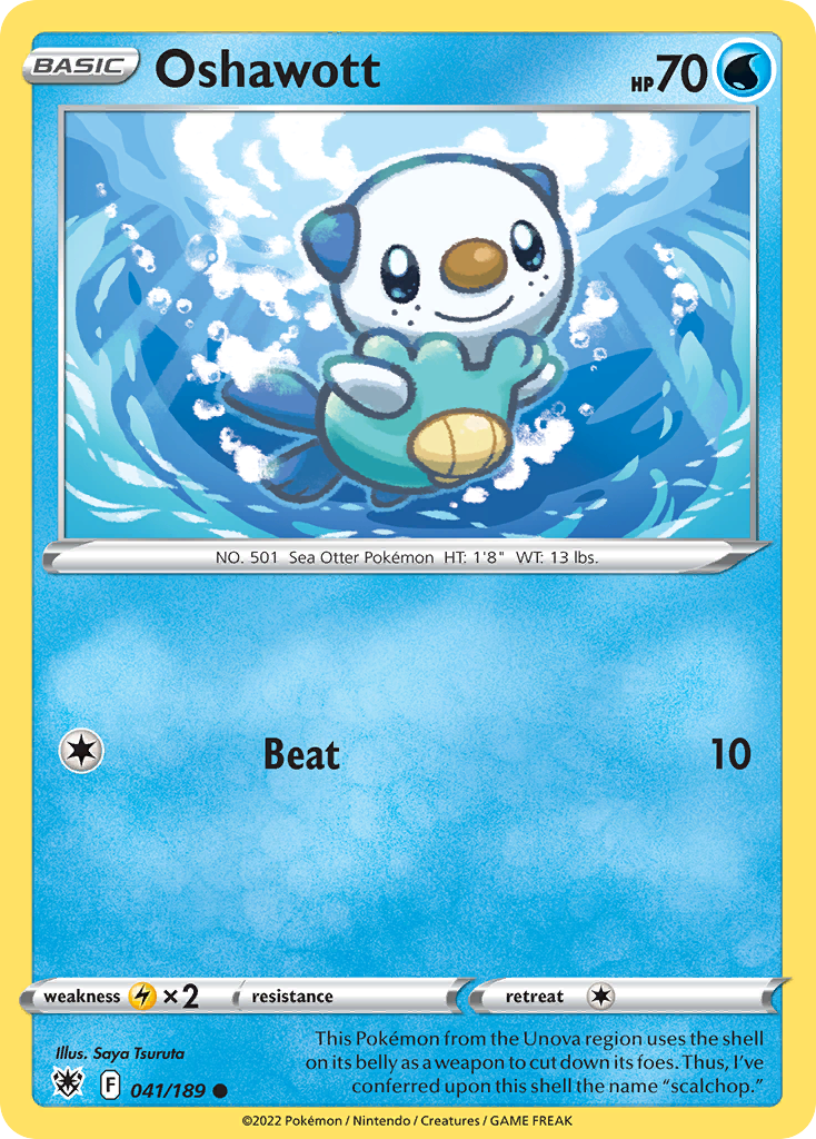 Oshawott - Astral Radiance - 041/189 - Reverse Holofoil