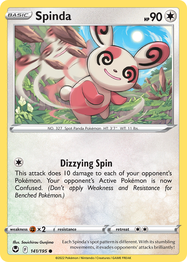 Spinda - Silver Tempest - 141/195