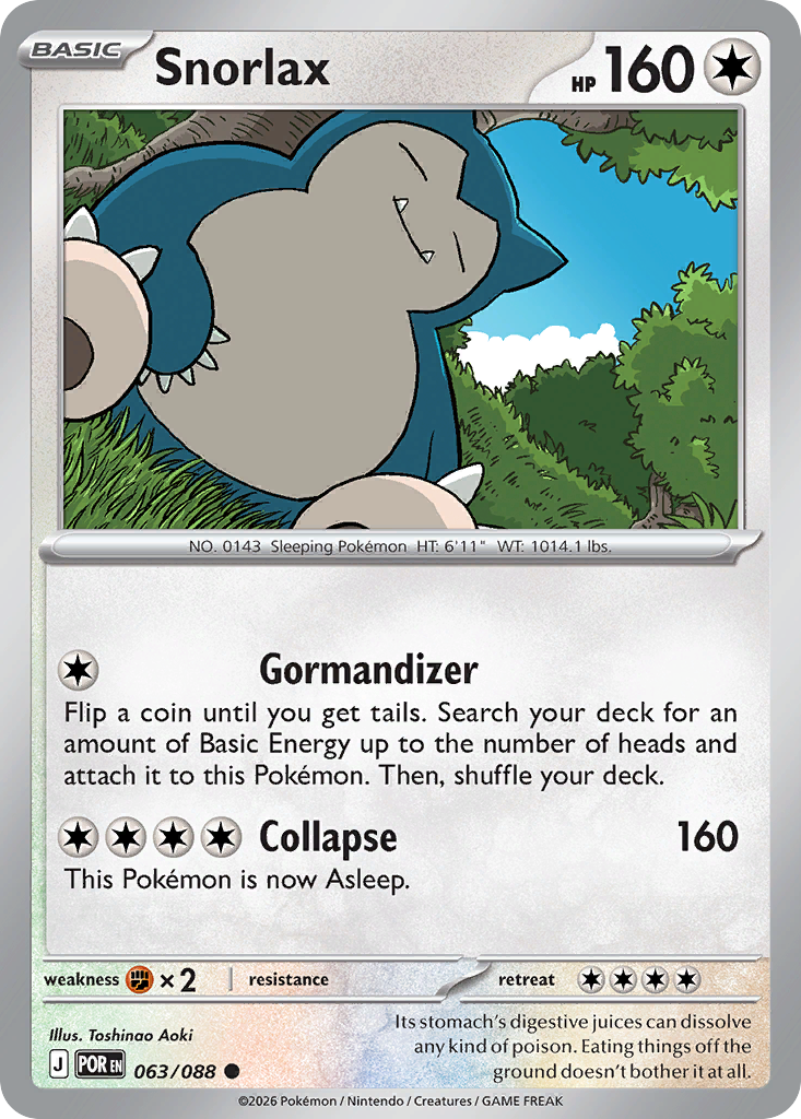Snorlax - Perfect Order - 063/088