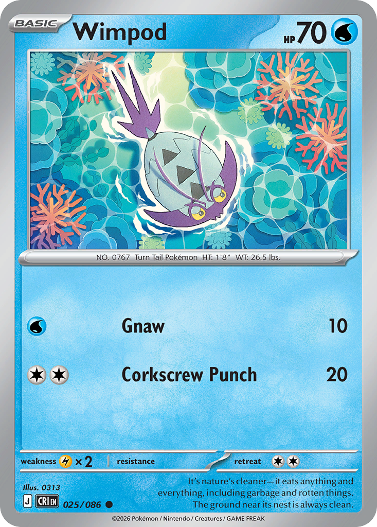 Wimpod - Chaos Rising - 025/086 - Reverse Holofoil