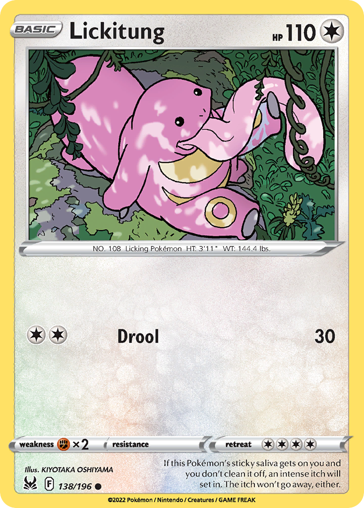 Lickitung - Lost Origin - 138/196
