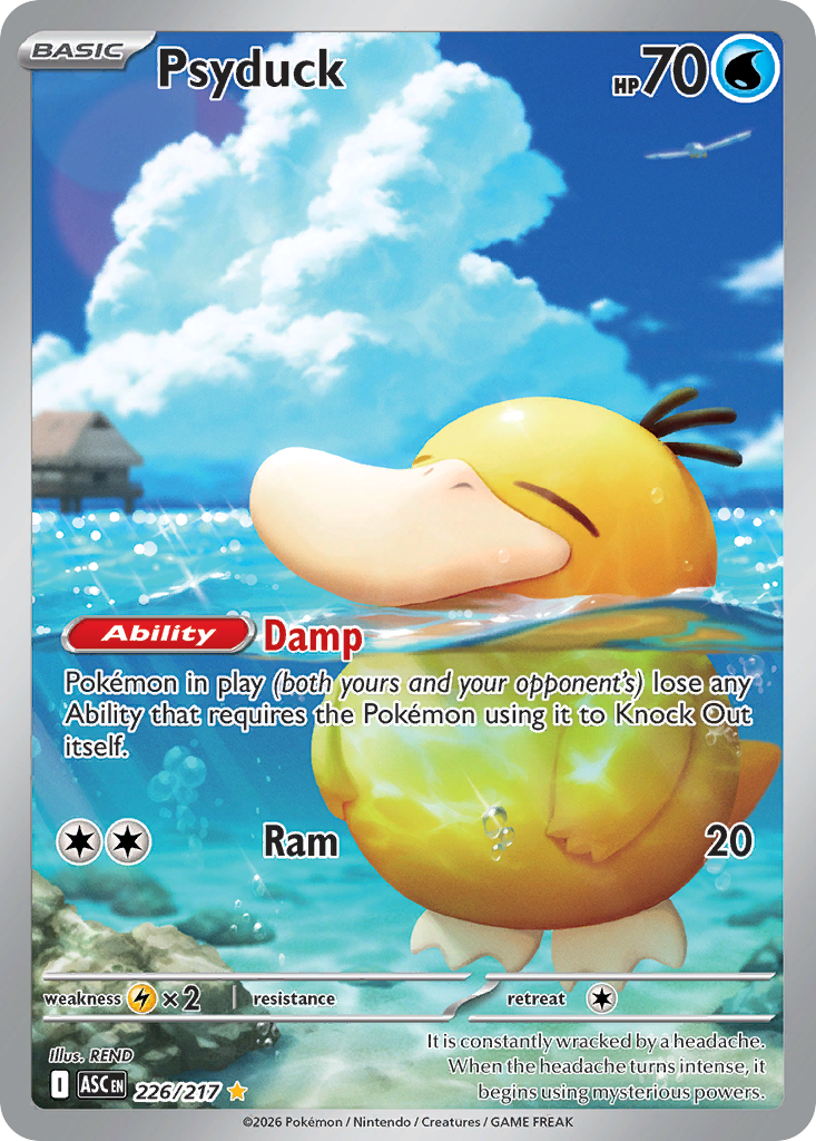 Psyduck - Ascended Heroes - 226/217 - Holofoil