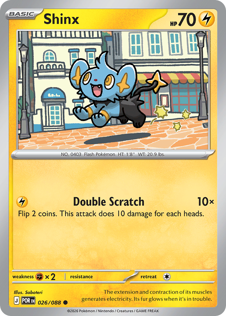 Shinx - Perfect Order - 026/088 - Reverse Holofoil