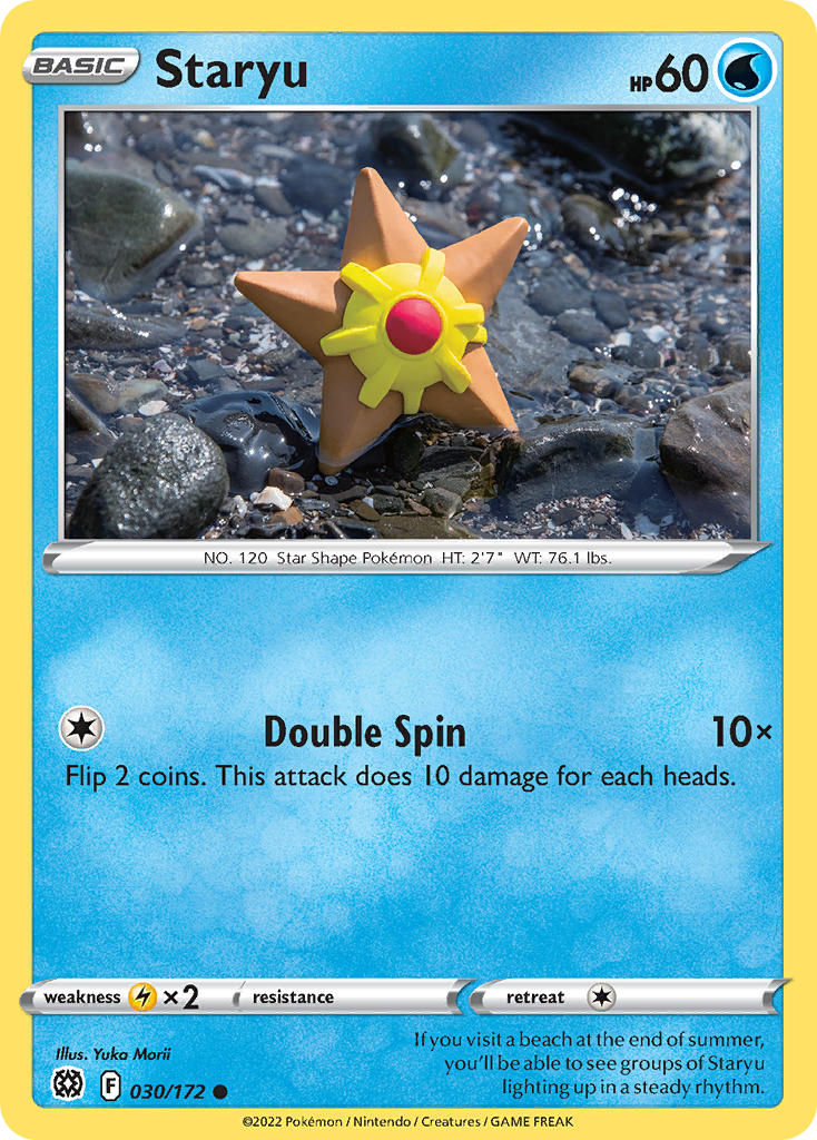 Staryu - Brilliant Stars - 030/172 - Reverse Holofoil