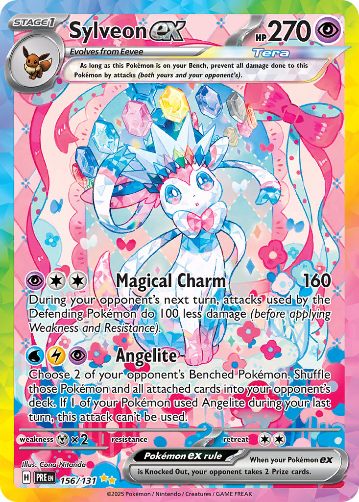 Sylveon ex - Prismatic Evolutions - 156/131 - Holofoil
