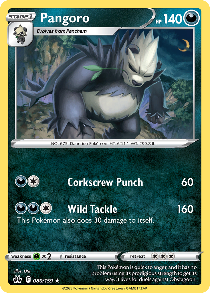 Pangoro - Crown Zenith - 080/159