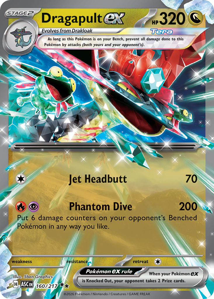 Dragapult ex - Ascended Heroes - 160/217 - Holofoil