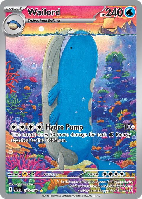 Wailord - Journey Together - 162/159 - Holofoil