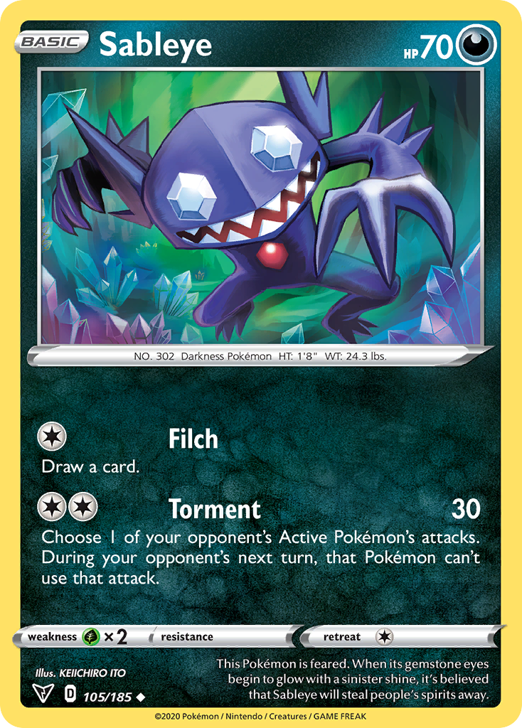 Sableye - Vivid Voltage - 105/185