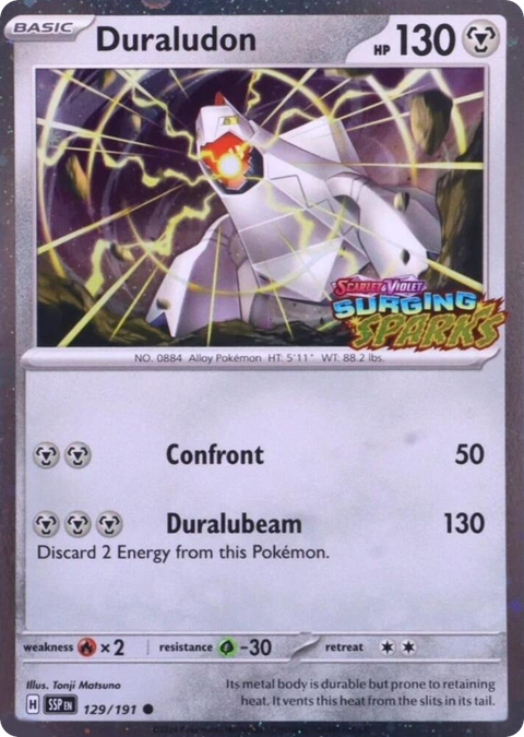 Duraludon - Surging Sparks - 129/191 - Expansion Stamp