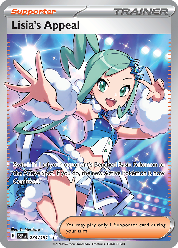 Lisia's Appeal - Surging Sparks - 234/191 - Holofoil