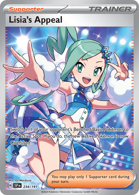 Lisia's Appeal - Surging Sparks - 234/191 - Holofoil