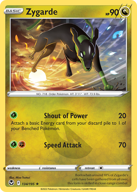 Zygarde - Silver Tempest - 134/195