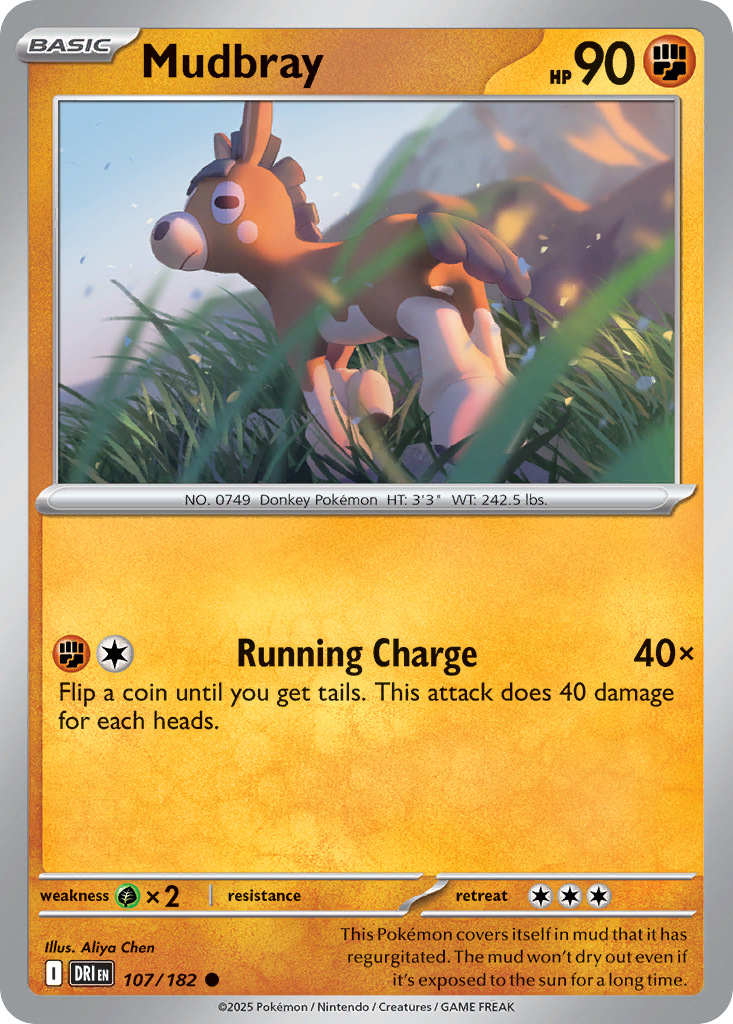 Mudbray - Destined Rivals - 107/182 - Reverse Holofoil