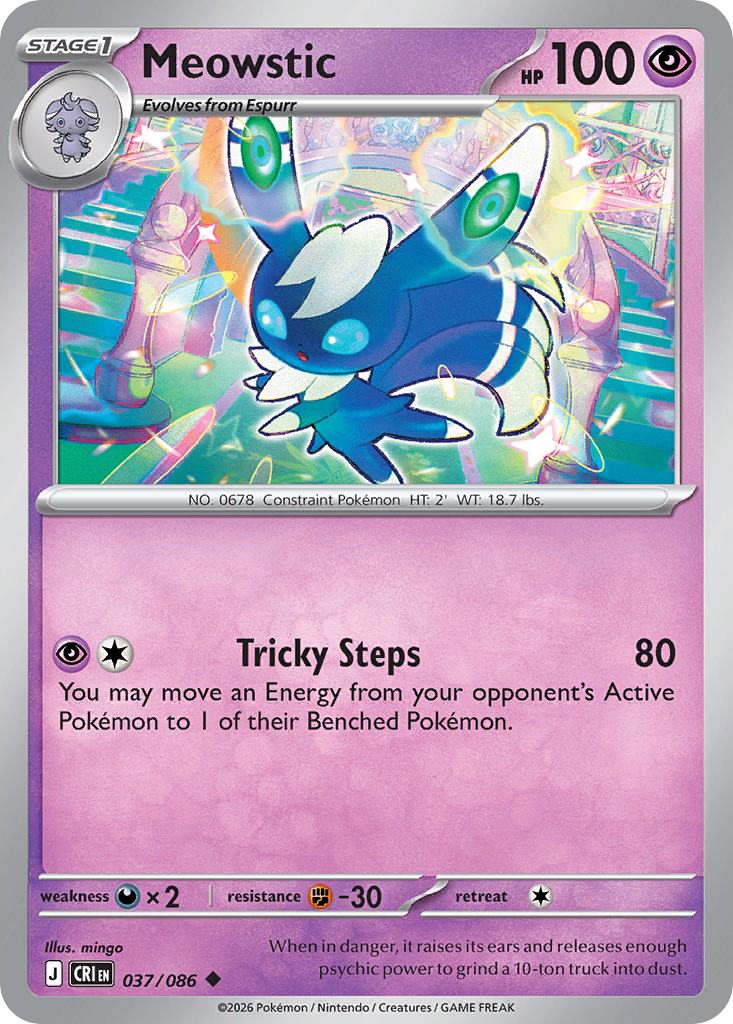 Meowstic - Chaos Rising - 037/086
