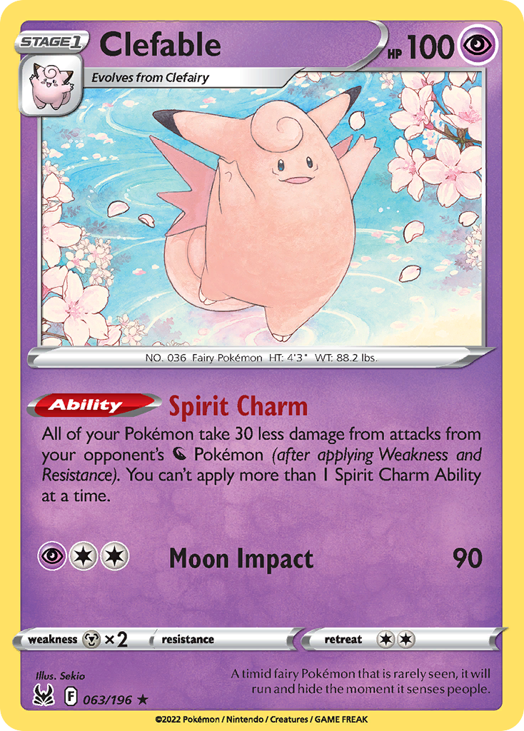 Clefable - Lost Origin - 063/196
