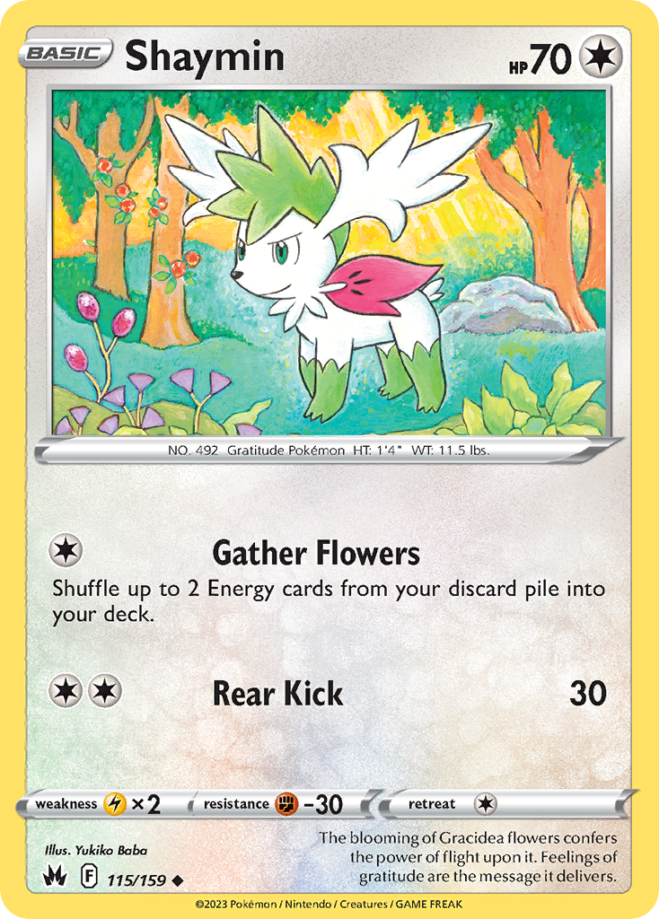 Shaymin - Crown Zenith - 115/159