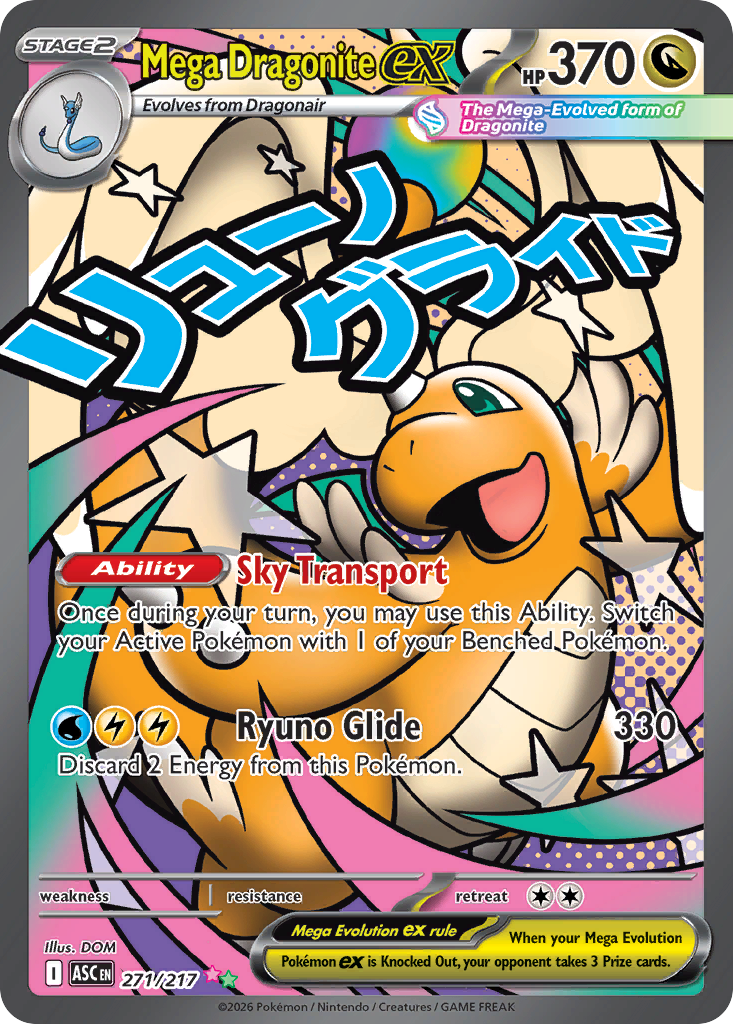 Mega Dragonite ex - Ascended Heroes - 271/217 - Holofoil