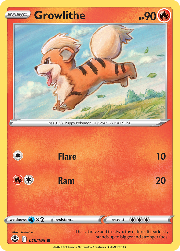 Growlithe - Silver Tempest - 019/195