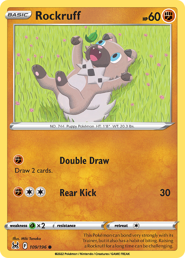 Rockruff - Lost Origin - 109/196