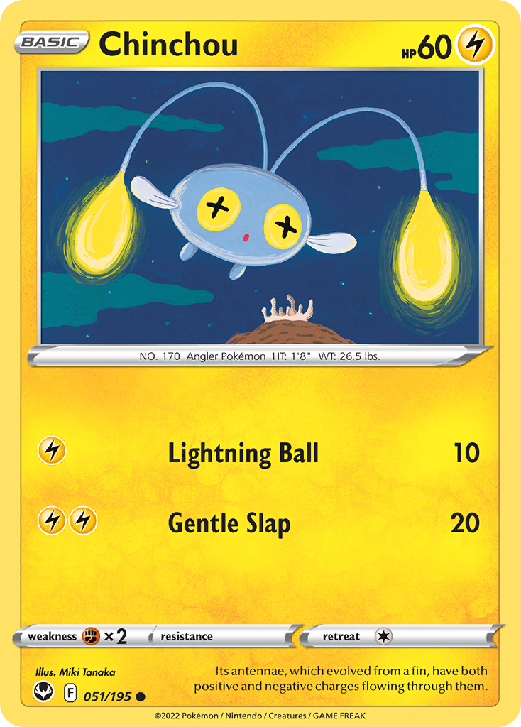 Chinchou - Silver Tempest - 051/195