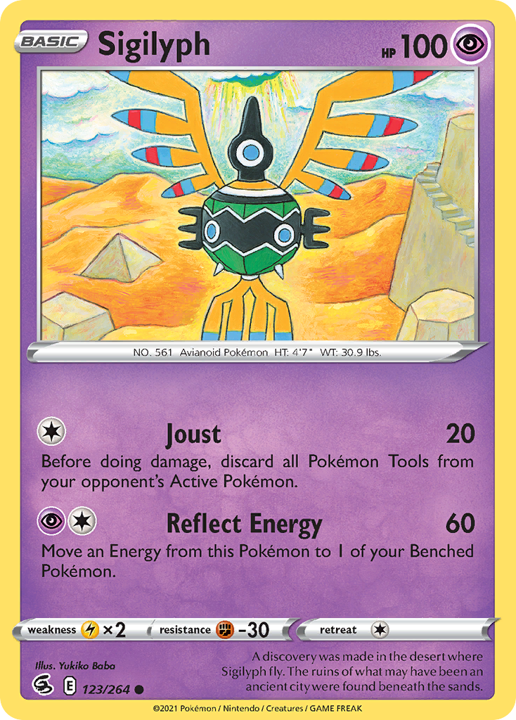 Sigilyph - Fusion Strike - 123/264