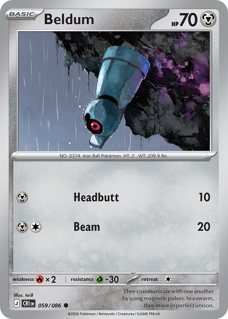 Beldum - Chaos Rising - 059/086