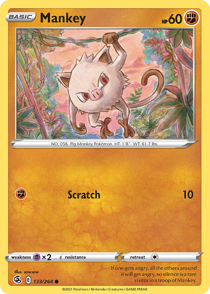 Mankey - Fusion Strike - 133/264