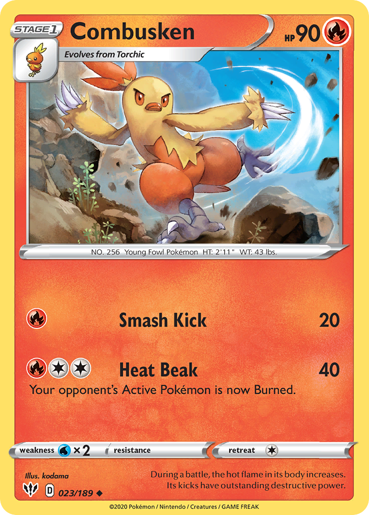 Combusken - Darkness Ablaze - 023/189