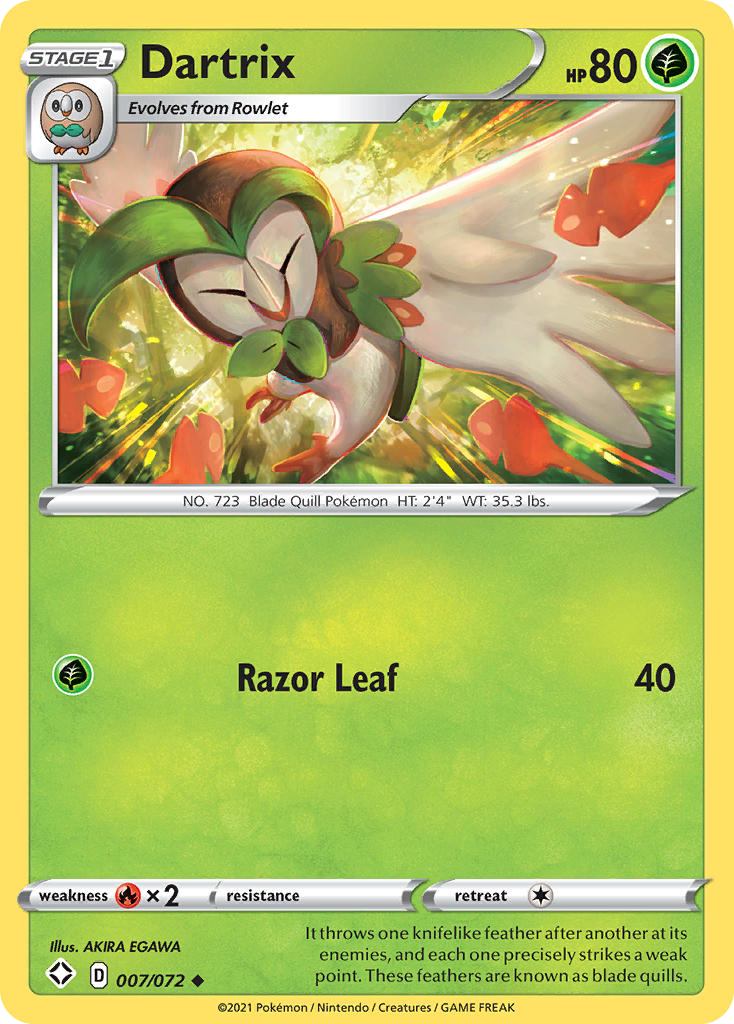 Dartrix - Shining Fates - 007/072