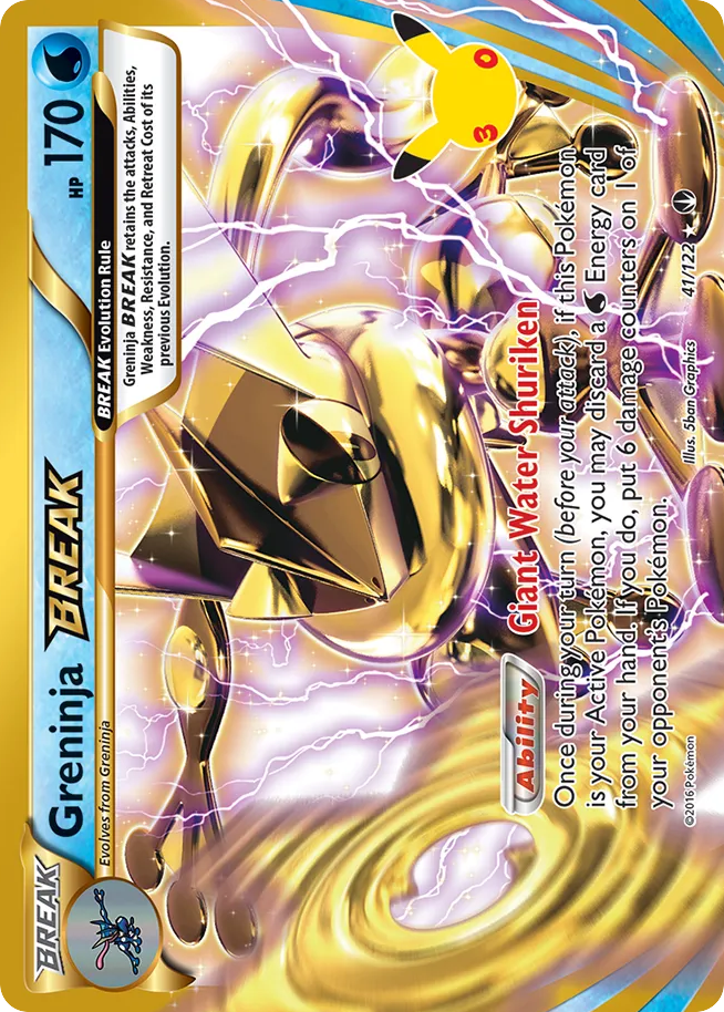 Greninja BREAK - 30th Celebration: Classic Collection - 41/122 - Holofoil